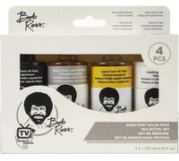 Bob Ross Base Coat Olio Dipinto Set Con Liquido Bianco, Nero, Trasparente 4 X