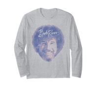 Bob Ross Bob Face Maglia a Manica