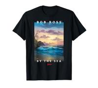 Bob Ross By The Sea Maglietta