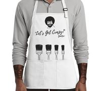 Bob Ross Facciamo Pazzi Grembiule Adulto A Tre Tasche