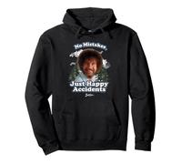 Bob Ross Happy Clouds Felpa con Cappuccio