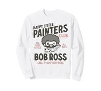 Bob Ross Happy Little Painters Club Felpa