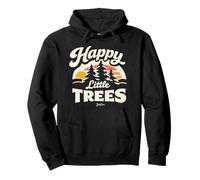 Bob Ross Happy Little Trees Felpa con Cappuccio