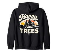 Bob Ross Happy Little Trees Felpa con Cappuccio