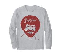 Bob Ross Head Maglia a Manica