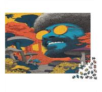 Bob Ross Jigsaw Puzzle Impossibili 1000Pcs Pittore Decorazione Per La Casa. Rilassamento E Intelligence Per Adulti E Ragazzi Da 14 Anni 1000pcs (75x50cm)