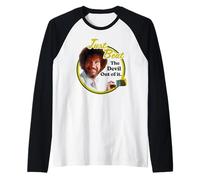 Bob Ross Just Beat The Devil out of It Maglia con Maniche Raglan