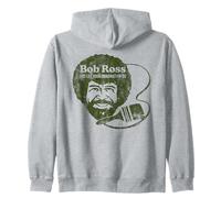 Bob Ross Just Let Your Imagination Go Felpa con Cappuccio