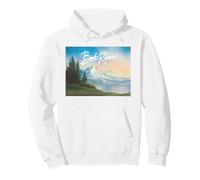 Bob Ross Landscape Signature Felpa con Cappuccio