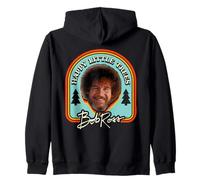 Bob Ross Little Trees Badge Felpa con Cappuccio