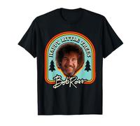 Bob Ross Little Trees Badge Maglietta