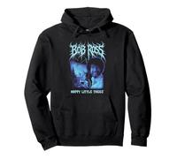 Bob Ross Little Trees Metal Felpa con Cappuccio