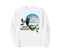 Bob Ross Mountain Head Felpa