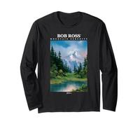 Bob Ross Mountain Serenity Maglia a Manica
