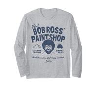 Bob Ross Paint Shop Maglia a Manica