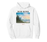 Bob Ross Pastel Skies Felpa con Cappuccio