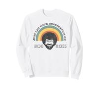 Bob Ross Rainbow Felpa