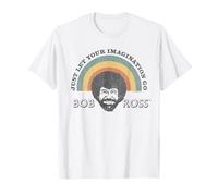Bob Ross Rainbow Maglietta