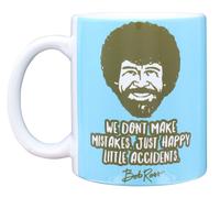 Bob Ross Tazze Ceramica Boxate Da 11oz Con Felici Piccoli Incidenti