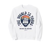 Bob Ross The World Is Yours Felpa