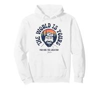 Bob Ross The World Is Yours Felpa con Cappuccio
