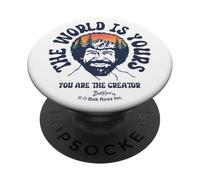 Bob Ross The World Is Yours PopSockets PopGrip Adesivo