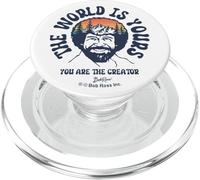 Bob Ross The World Is Yours PopSockets PopGrip per MagSafe