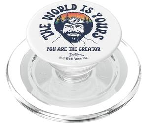 Bob Ross The World Is Yours PopSockets PopGrip per MagSafe