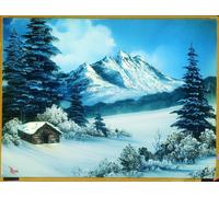 Bob Ross un Perfetto Inverno Giorno Natura Puzzle 1000 Pezzi Puzzle