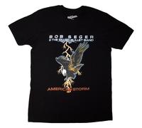 Bob Seger & The Silver Bullet Band Tour '86 autorizzato Uomo maglietta