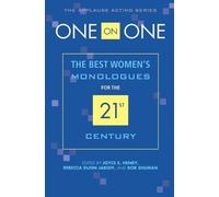 Bob Shuman One on One (Tascabile) Applause Acting Series