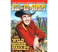 Bob Steele Double Feature: Billy The Kid In Santa Fe (1941) / Wild Horse V (DVD)