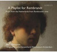Bob van Asperen Bob Van Asperen: A Playlist for Rembrandt: Music from the N (CD)