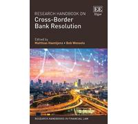 Bob Wessels Research Handbook on Cross-Border Bank Resolution (Copertina rigida)
