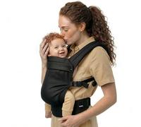 Boba Auri Marsupio Neonato Cotone, Ergonomico, 3-20 kg, Nero