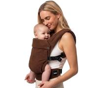 Boba Auri Marsupio Neonato Cotone, Ergonomico, 3-20 kg, Velluto Marrone