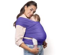 Boba Baby Wrap per Neonati e Bambini - Tessuto Stretch - Marsupio Neonato per Bambini - Fascia per Neonati - Fascia Rigida Porta Bebè - Baby Carrier - Fascia Porta Bebè da 3 a 15 kg (Viola)