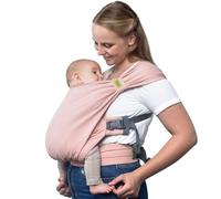 Boba Bliss Fascia Porta Bebe - Marsupio Neonato o Bambino 2 in 1 - Fascia Neonato Senza Nodi - Ideale per la Salute dei Fianchi - Marsupio Bambino Soffice ed Ergonomica - 3,2 a 16 Chili