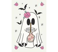 Boba Boo - Cute Ghost: Dot Grid Notebook Bullet Journal: Part of The Rebel Spooks Range