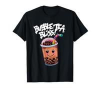Boba Tea Bubble Tea Gli amanti del tè si uniscono: sorseggiare, assaporare, sorridere insieme Maglietta