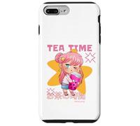 Boba Tea Time Kawaii | Creazioni di stile di vita Otaku Custodia per iPhone 7 Plus/8 Plus
