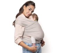 Boba Wrap - Fascia Elastica Porta Bebè Neonato, Portabimbo Facile da Indossare (Beige)