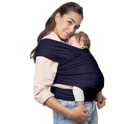 Boba Wrap - Fascia Elastica Porta Bebè Neonato, Portabimbo Facile dalla nascita a 15kg (Blue Navy)