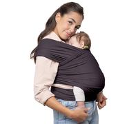 Boba Wrap - Fascia Elastica Porta Bebè Neonato, Portabimbo Facile dalla nascita a 15kg (Serenity Charcoal)