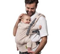 Boba X Marsupio Ergonomico Neonato-Bimbo, Regolabile, Leopardo Sabbia | Pannello e Spallacci Regolabili, cresce da 3 a 20 kg, Spalle Imbottite, Porta Frontale e Schiena per ogni corporatura.