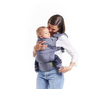 Boba X Marsupio - Regolabile da Neonato a Bambino, Marsupio Ergonomico 2-in-1 Frontale e Zaino con Spallacci Incrociabili (Grigio)
