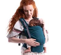 Boba X Marsupio - Regolabile da Neonato a Bambino, Marsupio Ergonomico 2-in-1 Frontale e Zaino con Spallacci Incrociabili (Atlantico)