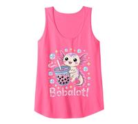 Bobalotl Carino Kawaii Axolotl Boba Tea Lover Canotta