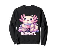 Bobalotl Carino Kawaii Axolotl Boba Tea Lover Felpa