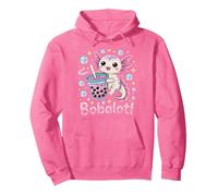 Bobalotl Carino Kawaii Axolotl Boba Tea Lover Felpa con Cappuccio